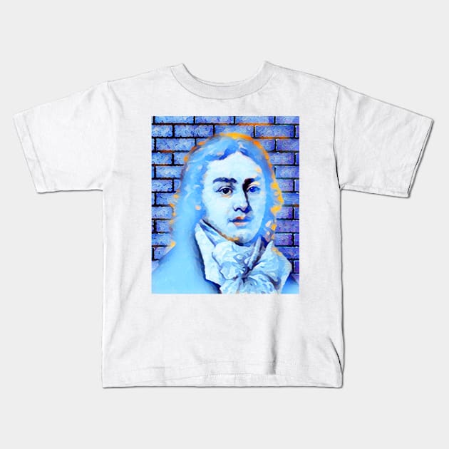 Samuel Taylor Coleridge Portrait | Samuel Taylor Coleridge Artwork | Samuel Taylor Coleridge Painting 14 Kids T-Shirt by JustLit